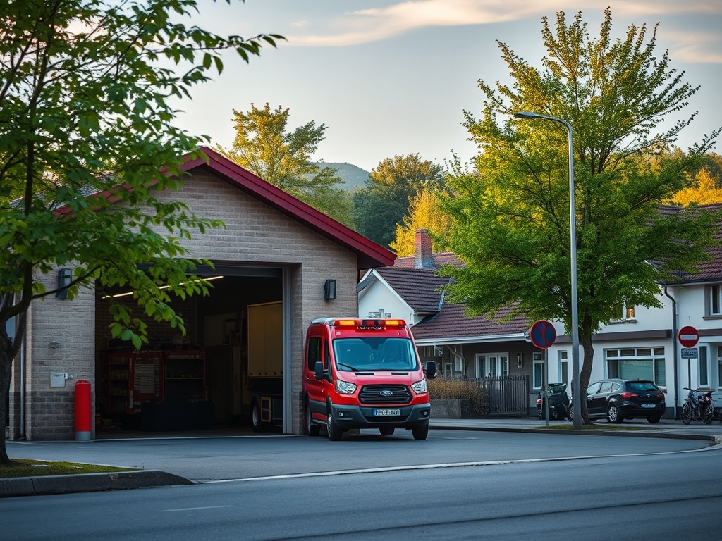 Znak drogowy z nazwą dzielnicy Garce w Suchej Beskidzkiej, symbolizujący lokalizację tajemniczych sklepów
